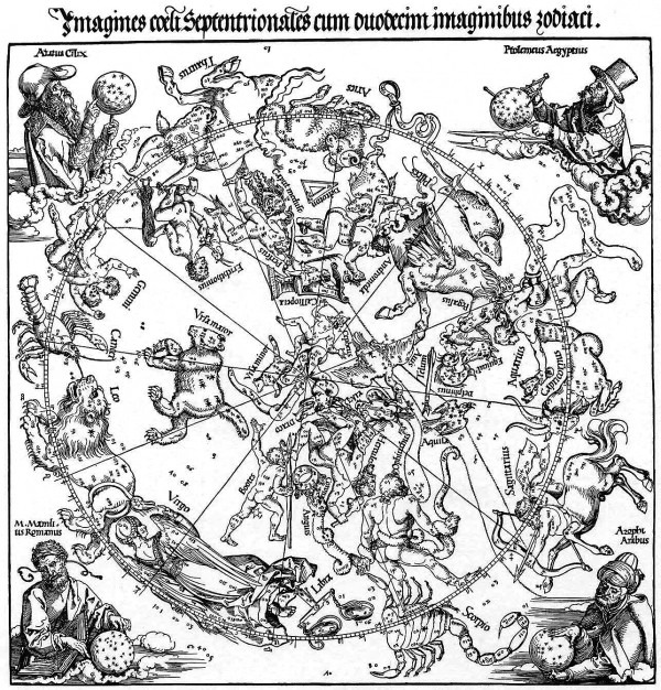 Star map by Albrecht Durer